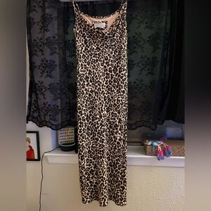 Anthropologie Animal Print Dress